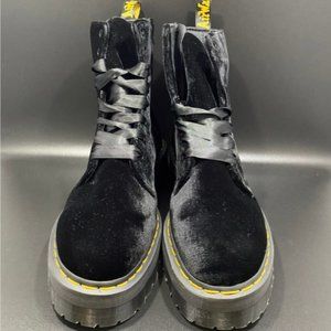 Dr. Martens Jadon Velvet Platform Boots